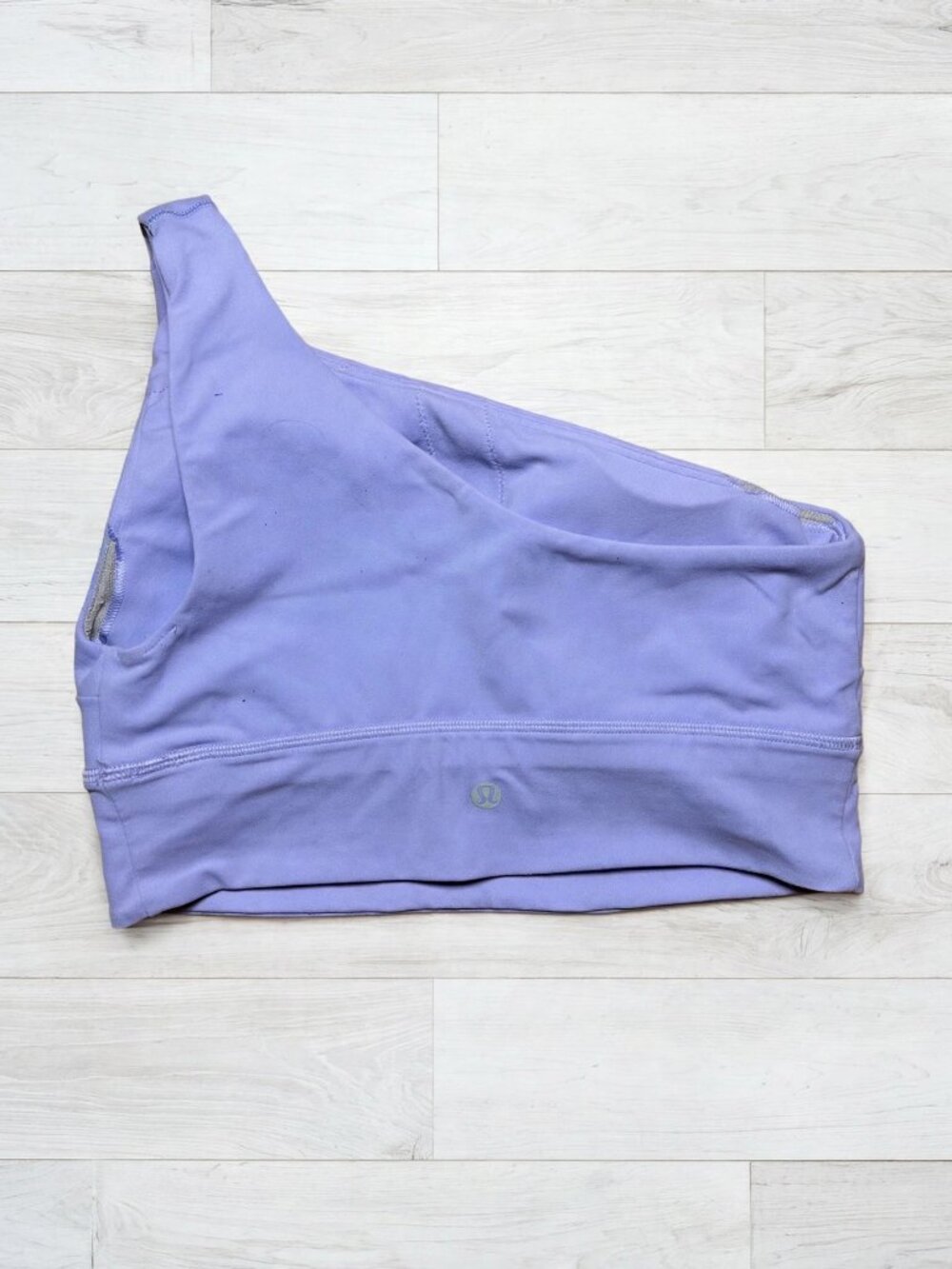 lululemon Align Asymmetrical Bra Lilac Ether Size 8